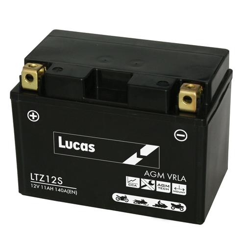 YTZ12S / LTZ12S Lucas 12V 11Ah Sealed Motorcycle Battery