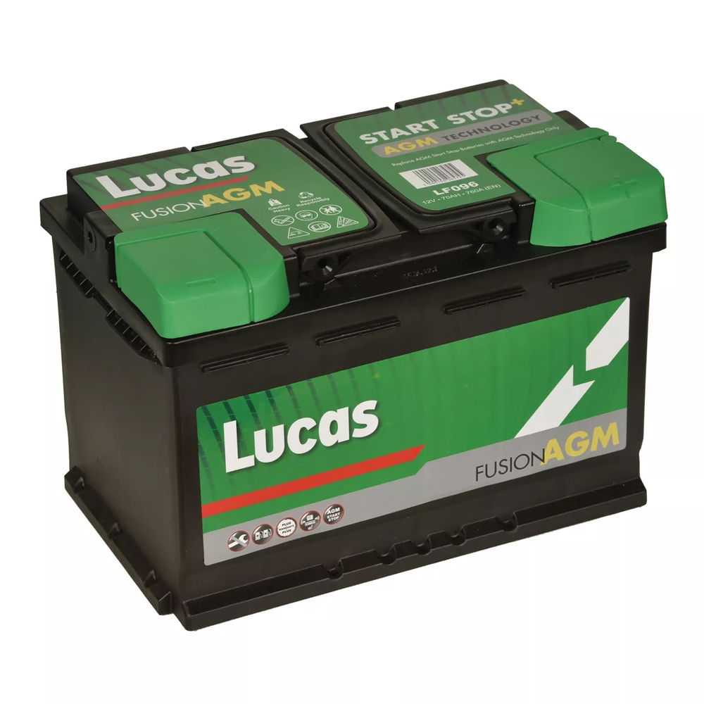 Lucas AGM LF096 12V 70Ah Start Stop Car Battery