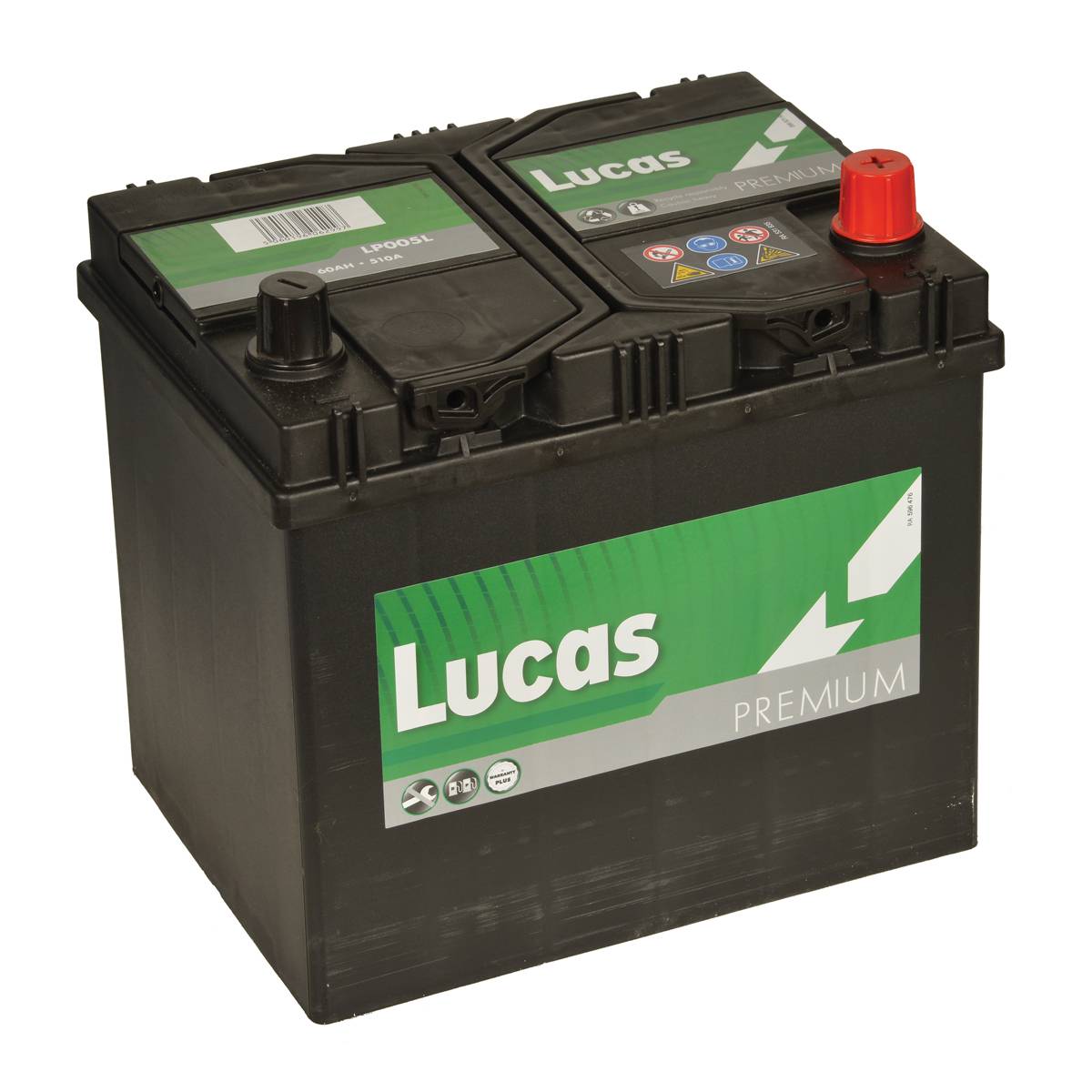 Lucas Premium LP005L 12V 60Ah Car Battery