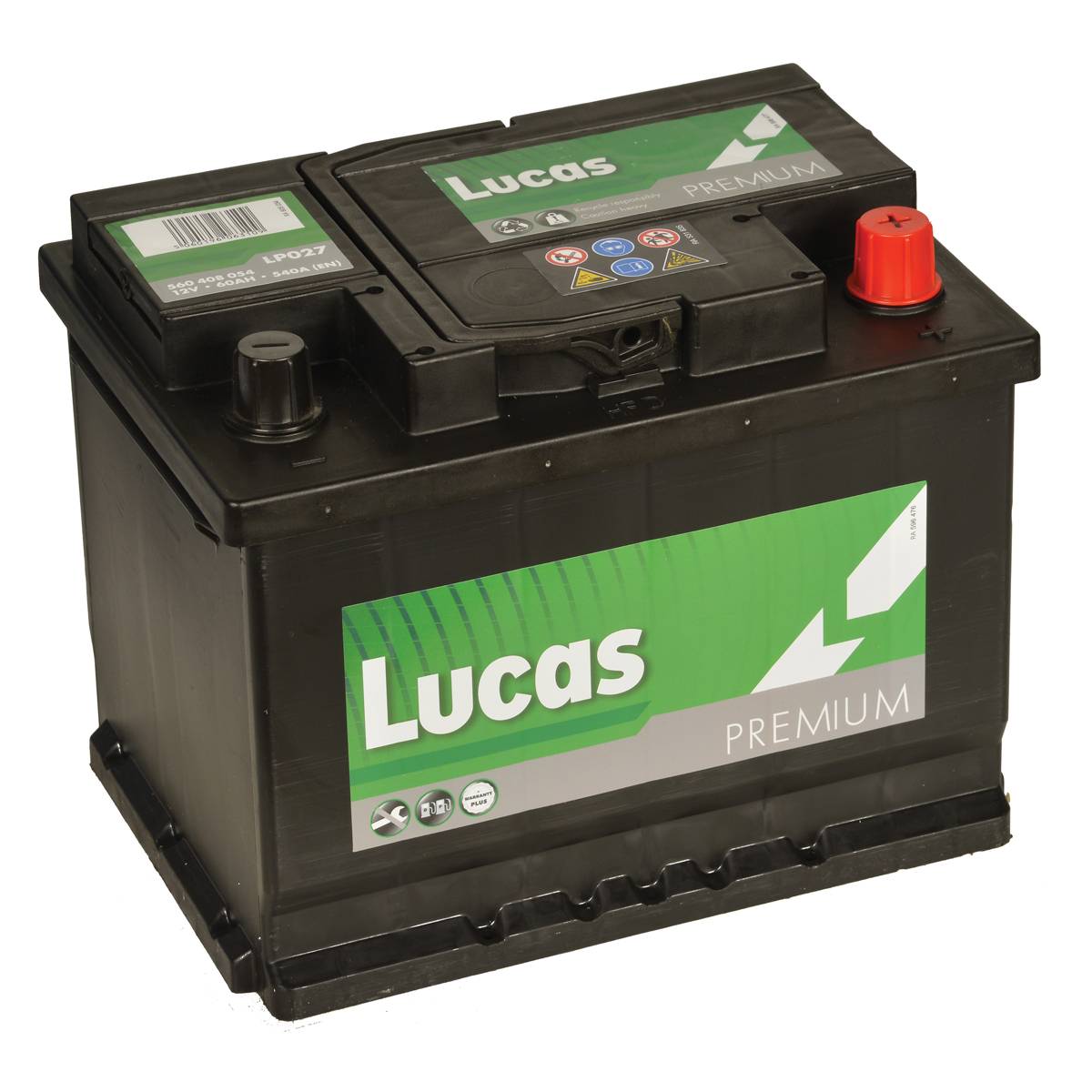 Lucas Premium LP027 12V 60Ah Car Battery
