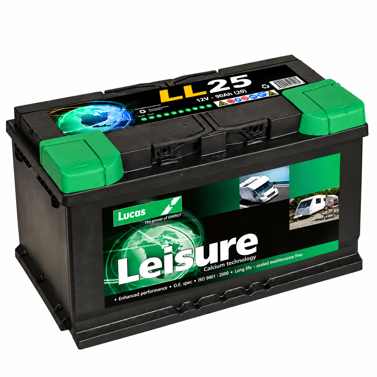 LL25 Lucas Premium 12V 90Ah Leisure Battery