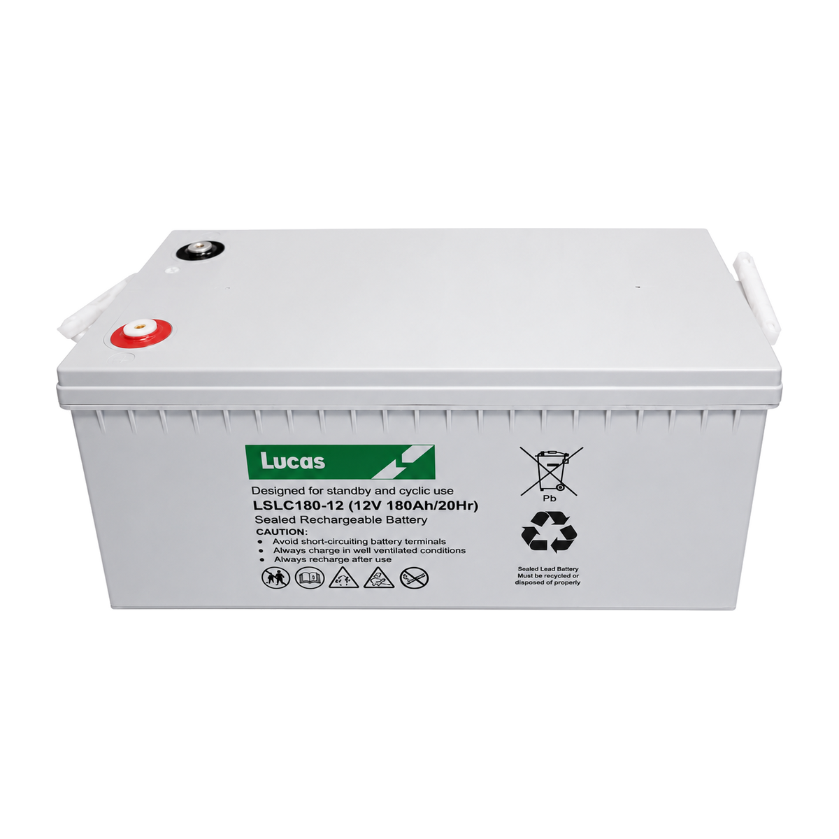 LSLC180-12 Lucas 12V 180Ah SLA/AGM Cyclic Battery