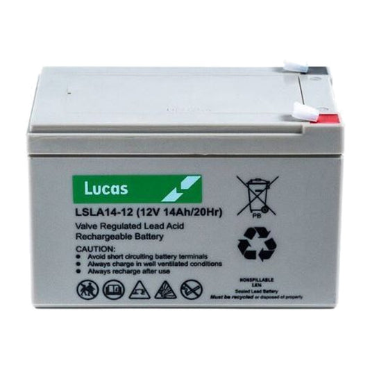 LSLA14-12 Lucas 12V 14Ah SLA/AGM Standby Battery