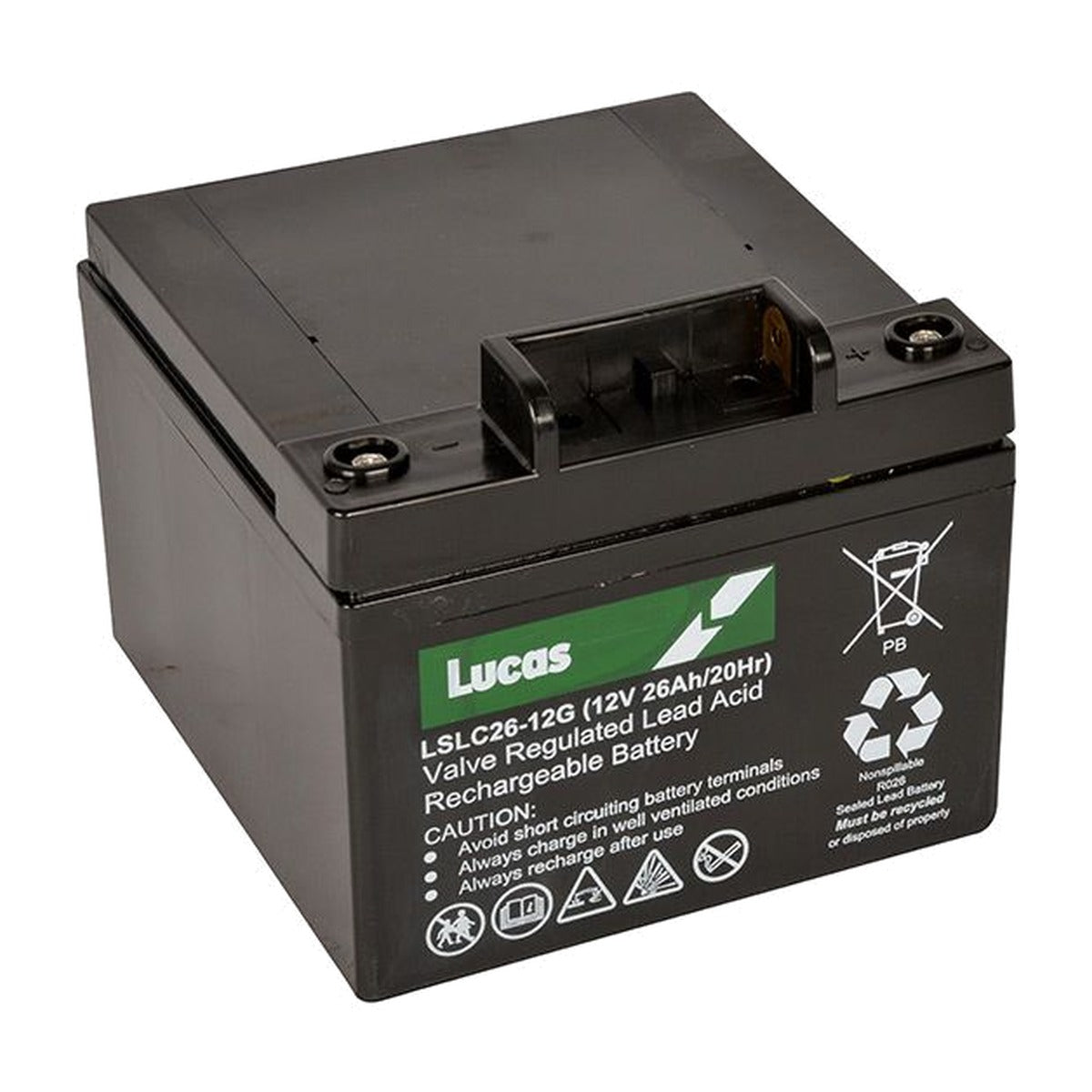 LSLC26-12 Lucas 12V 26Ah SLA/AGM Cyclic Battery