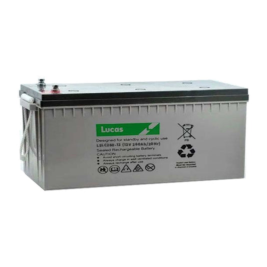 LSLC260-12 Lucas 12V 260Ah SLA/AGM Cyclic Battery