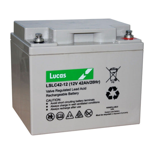 LSLC42-12 Lucas 12V 42Ah SLA/AGM Cyclic Battery