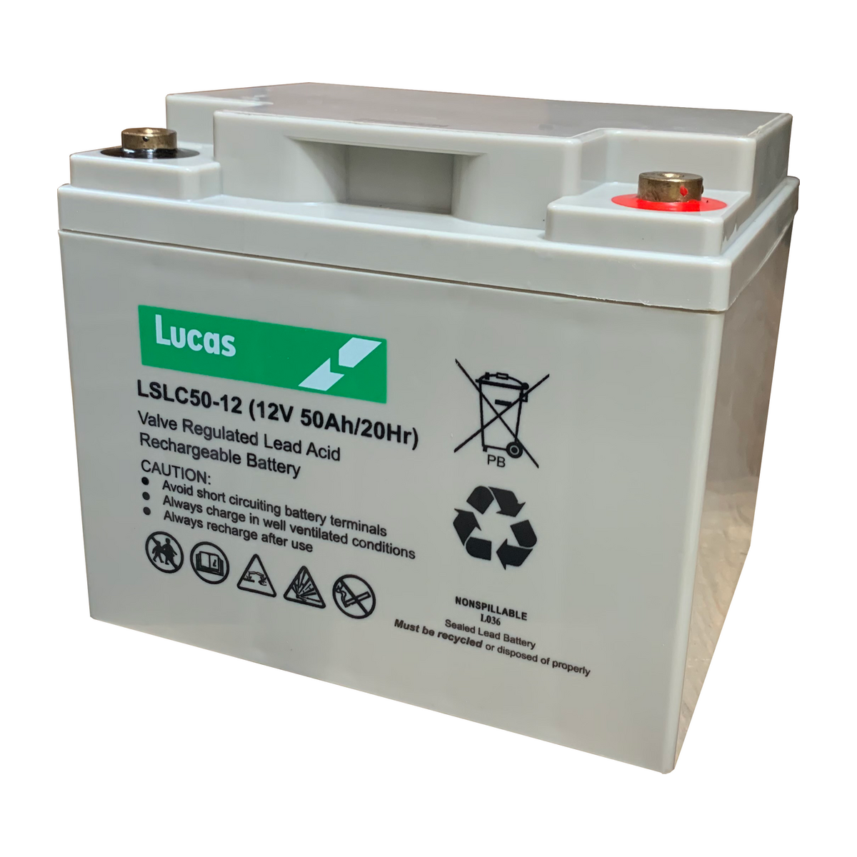 LSLC50-12 Lucas 12V 50Ah SLA/AGM Cyclic Battery