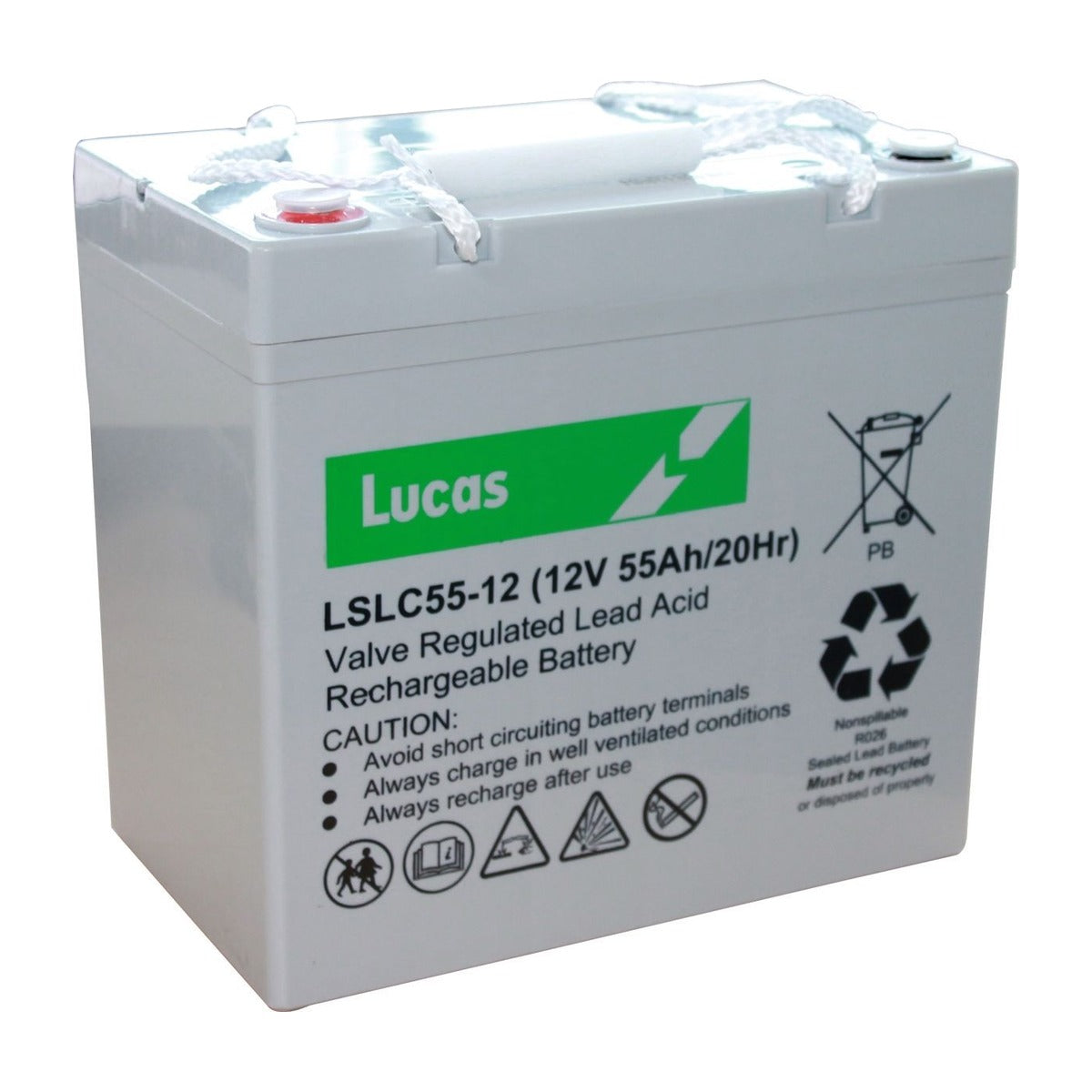 LSLC55-12 Lucas 12V 55Ah SLA/AGM Cyclic Battery
