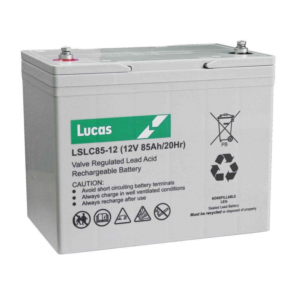 LSLC85-12 Lucas 12V 85Ah SLA/AGM Cyclic Battery
