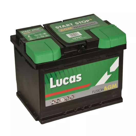Lucas AGM LF027 12V 60Ah Start Stop Car Battery