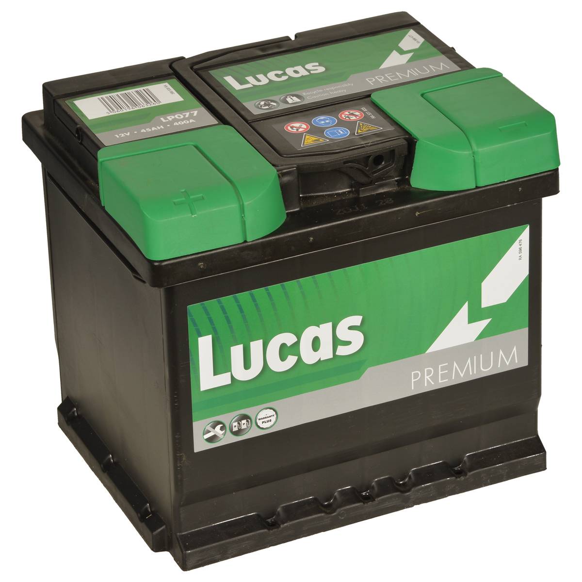 Lucas Premium LP077 12V 45Ah Car Battery