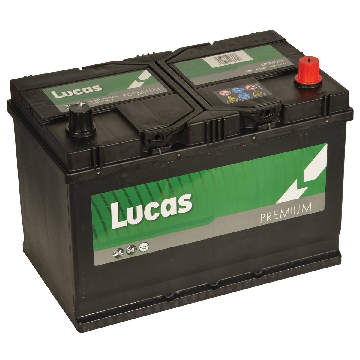 Lucas Premium LP249 12V 91Ah Car Battery