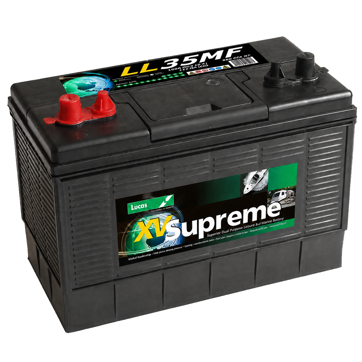 LL35 (LX35) Lucas Premium 12V 120Ah Leisure Battery