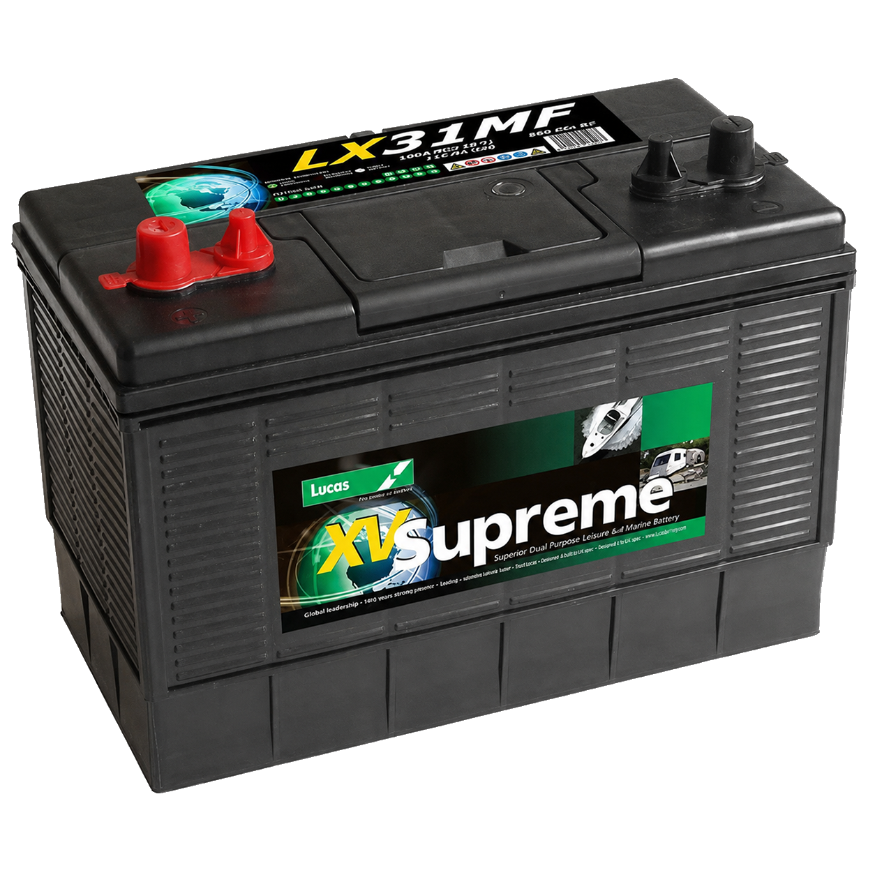 LX31 Lucas Premium 12V 105Ah Leisure Battery